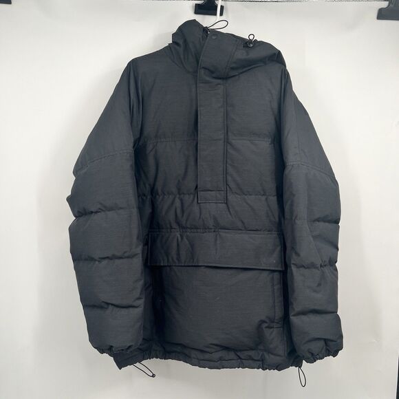 Snow Peak TAKIBI Spec Pullover Down Parka Jacket Black US Large Snow Ski Resort - Picture 2 of 16